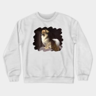 Tibetan Spaniel Painting Crewneck Sweatshirt